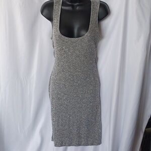 Yoyo 5 | Textured Knit Scoop Neck Bodycon Dress  Large